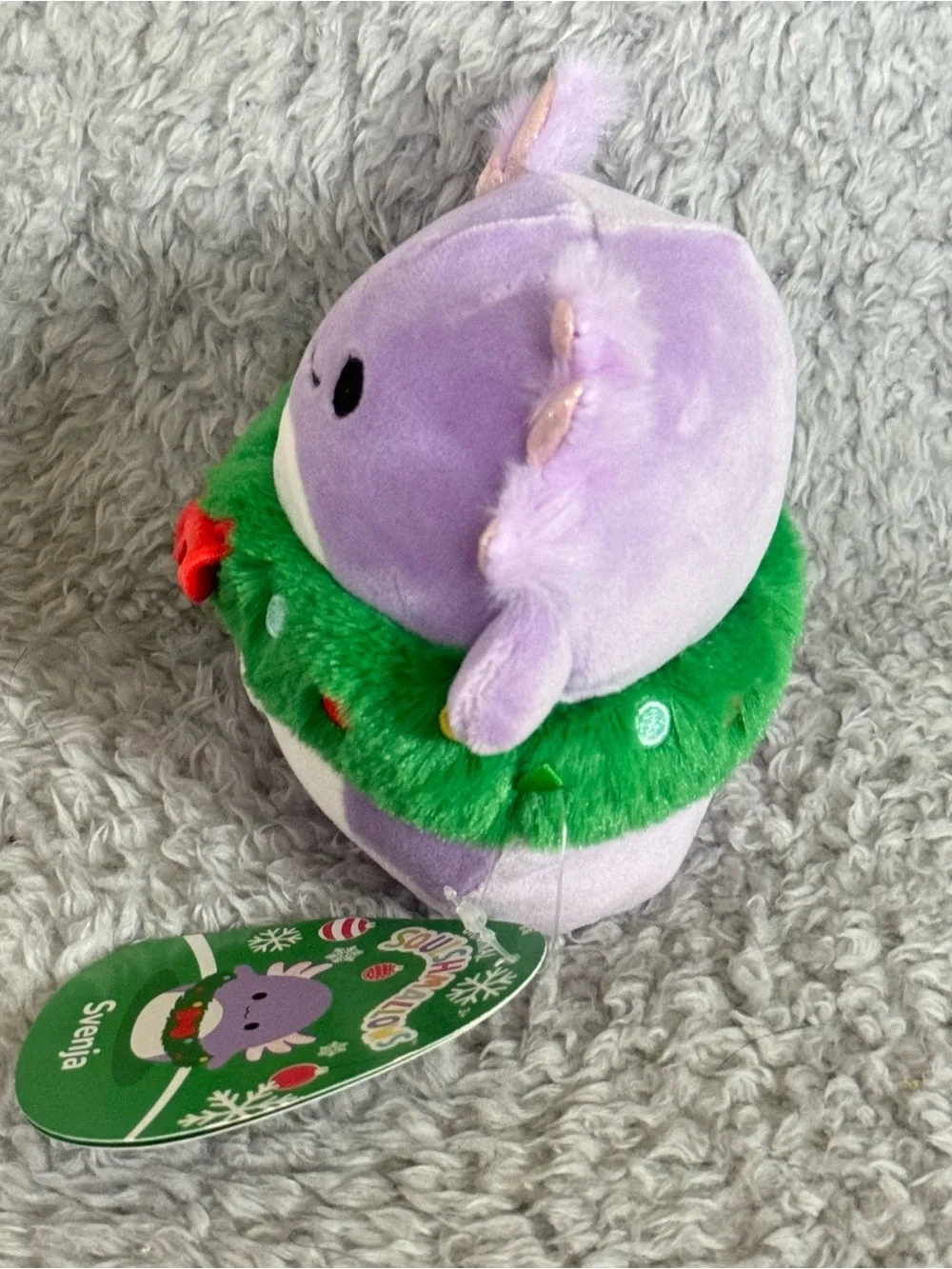 Squishmallows Svenja the Axolotl Plush 5” Purple Christmas Stuffed Animal Toy